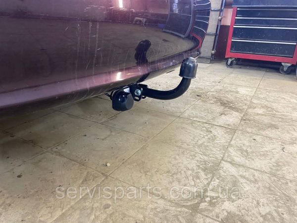 З'єднаний фаркоп на Hyundai Elantra HD 2006-2011 без підрізання бампера