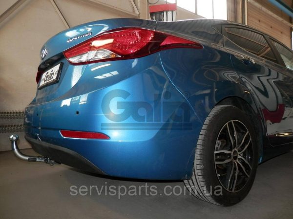 Оцинкований фаркоп на Hyundai Elantra MD 2011-2015 - Зображення 2
