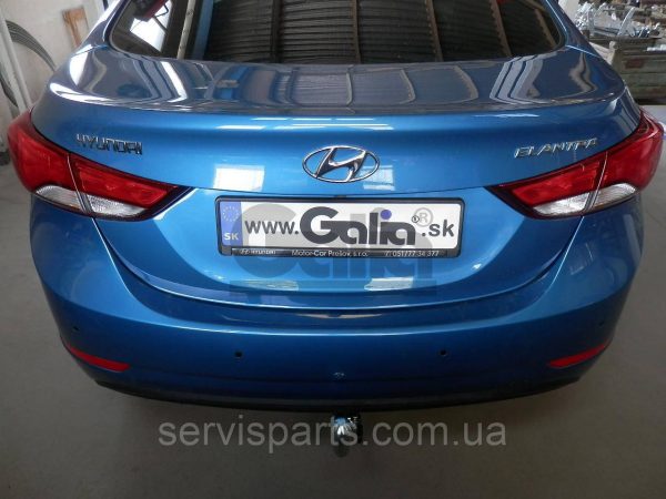 Оцинкований фаркоп на Hyundai Elantra MD 2011-2015 - Зображення 3