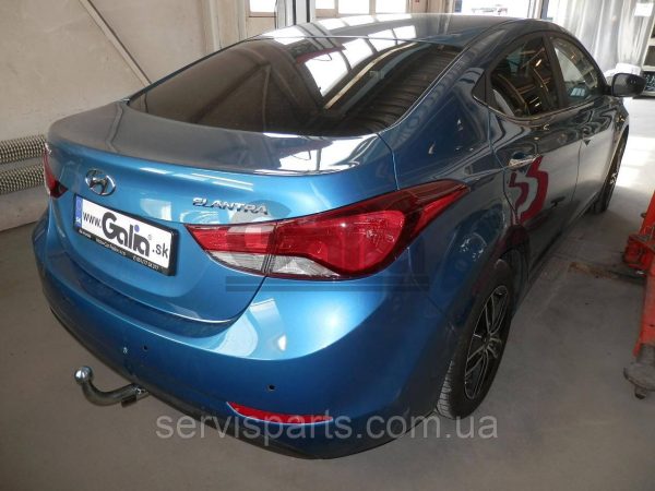 Оцинкований фаркоп на Hyundai Elantra MD 2011-2015 - Зображення 6