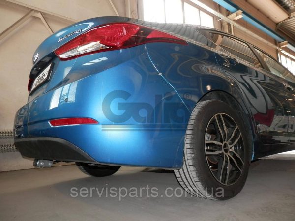 Оцинкований фаркоп на Hyundai Elantra MD 2011-2015 Швидкознімний автомат на ручці - Зображення 3