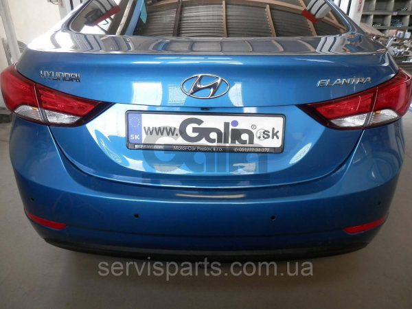 Оцинкований фаркоп на Hyundai Elantra MD 2011-2015 Швидкознімний автомат на ручці - Зображення 5