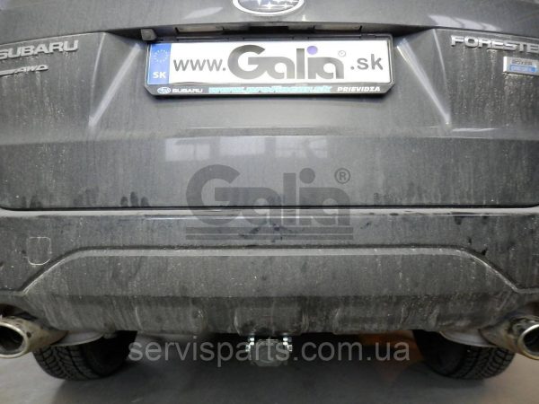 Оцинкований фаркоп на Subaru Forester SH 2008-2013 (Субару Форестер) Швидкознімний автомат на ручці