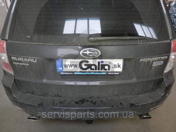 Оцинкований фаркоп на Subaru Forester SH 2008-2013 (Субару Форестер) Швидкознімний автомат на ручці - Зображення 2