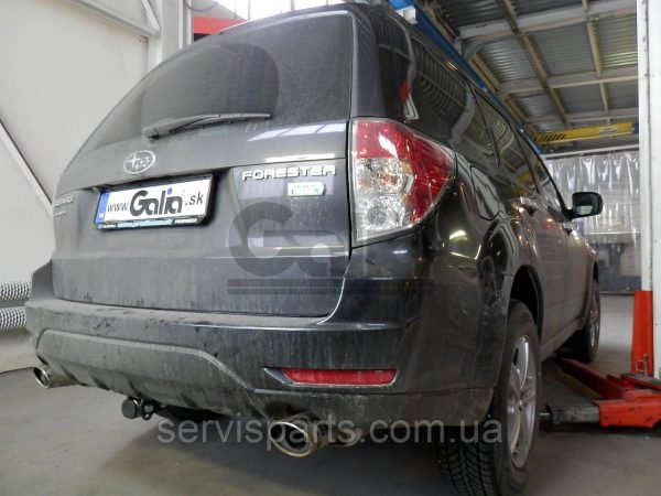 Оцинкований фаркоп на Subaru Forester SH 2008-2013 (Субару Форестер) Швидкознімний автомат на ручці - Зображення 3