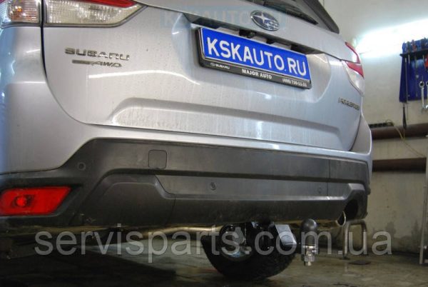 Знімний гак фаркоп на Subaru Forester SK 2018- USA (Субару Форестер) Американська вставка під квадрат - Зображення 4