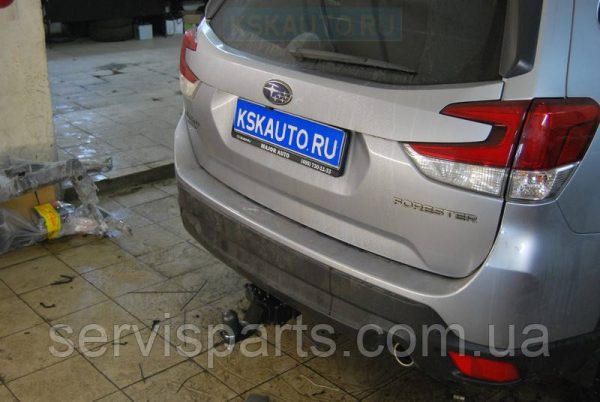 Знімний гак фаркоп на Subaru Forester SK 2018- USA (Субару Форестер) Американська вставка під квадрат - Зображення 5