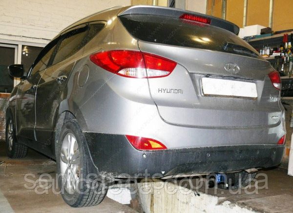 Знімний фаркоп на Hyundai IX35 2010-2015 (Хундай ІКС 35) Американська вставка під квадрат - Зображення 3