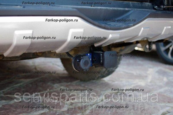 З'єднаний фаркоп на Mitsubishi Pajero Wagon 1999-2006- (Мітсубісі Паджеро Вагон) Американська вставка під квадрат - Зображення 5