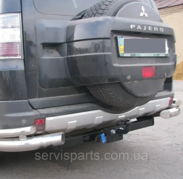 Знімний фаркоп на Mitsubishi Pajero Wagon 2007-2021 (Мітсубісі Паджеро Вагон)