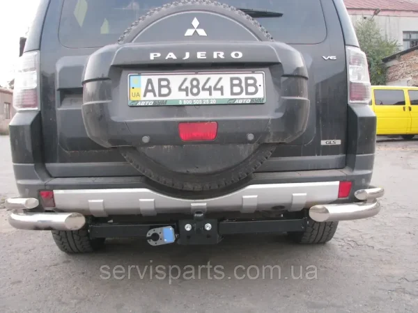 Знімний фаркоп на Mitsubishi Pajero Wagon 2007-2021 (Мітсубісі Паджеро Вагон) - Зображення 3