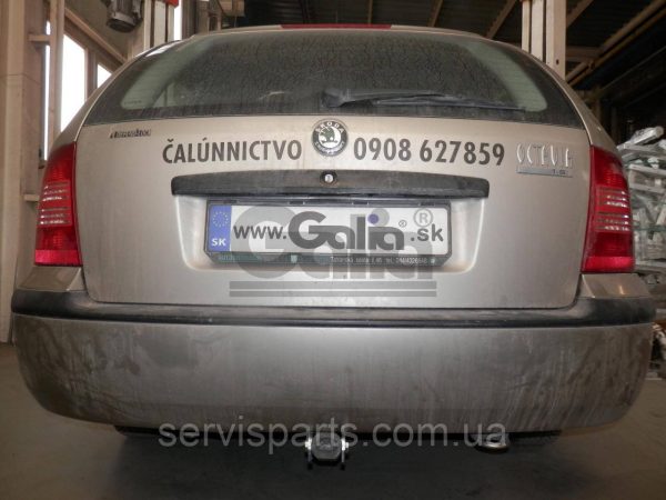 Оцинкований фаркоп на Skoda Octavia A4 Tour 1997-2010 окрім 4x4 Швидкознімний автомат на ручці - Зображення 8