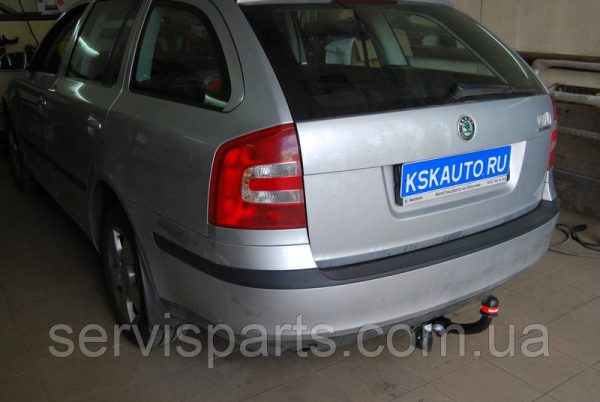 Знімний гак фаркоп на Skoda Octavia A5 2005-2012 (Шкода Октавія А5) - Зображення 4