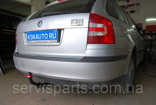Знімний гак фаркоп на Skoda Octavia A5 2005-2012 (Шкода Октавія А5) - Зображення 5