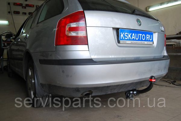 Знімний гак фаркоп на Skoda Octavia A5 2005-2012 (Шкода Октавія А5) - Зображення 6