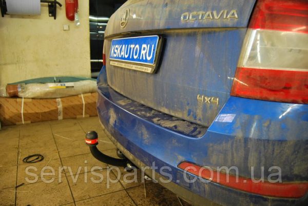 Знімний гак фаркоп на Skoda Octavia A5 2005-2012 (Шкода Октавія А5) - Зображення 7