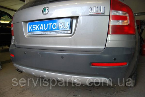 Польський фаркоп Skoda Octavia A5 2005-2012 (Шкода Октавія А5) Швидкознімний вертикальний автомат на ключі - Зображення 2