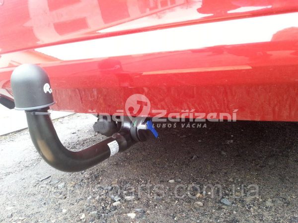Польський фаркоп Skoda Octavia A5 2005-2012 (Шкода Октавія А5) Швидкознімний вертикальний автомат на ключі - Зображення 8