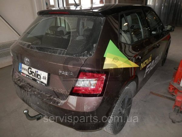 Оцинкований фаркоп на Skoda Fabia III Хетчбек 2014-2018 (Шкода Фабія) - Зображення 3