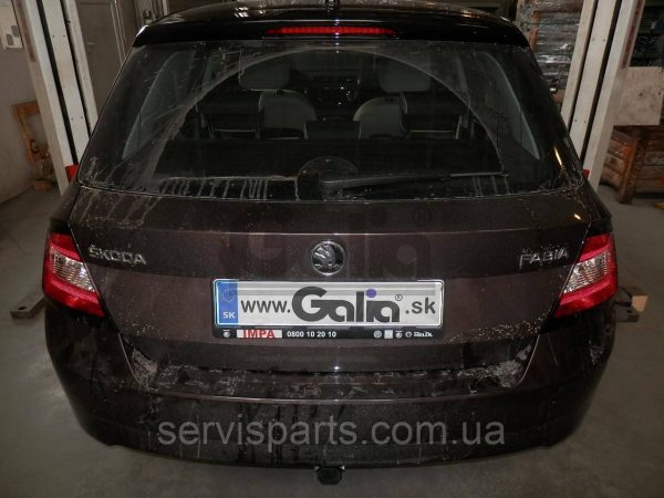 Оцинкований фаркоп на Skoda Fabia III Хетчбек 2014-2018 (Шкода Фабія) Швидкознімний автомат на ручці - Зображення 5