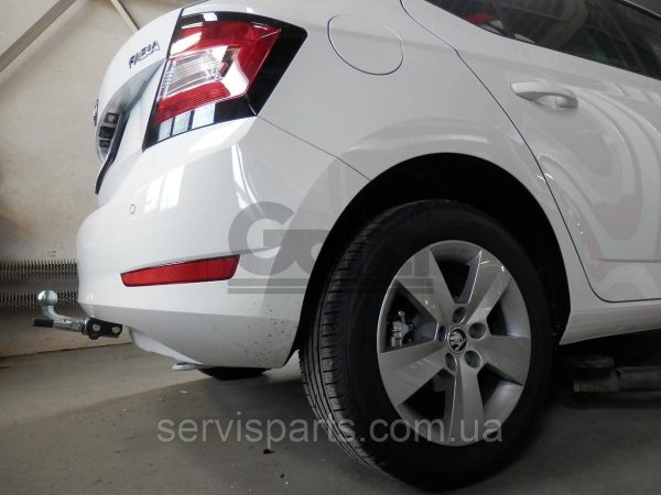 Оцинкований фаркоп на Skoda Fabia III Хетчбек 2018-2021 (Шкода Фабія) - Зображення 3