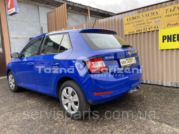 Оцинкований фаркоп на Skoda Fabia III Хетчбек 2018-2021 (Шкода Фабія)