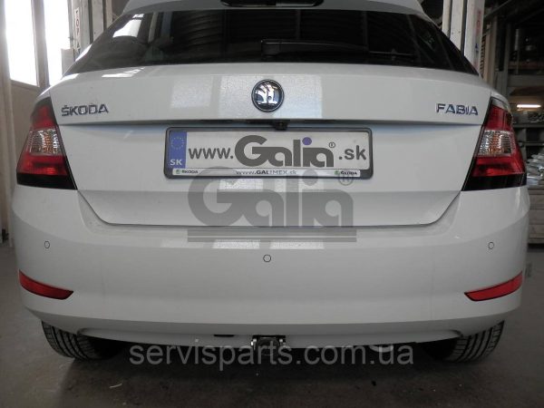 Оцинкований фаркоп на Skoda Fabia III Хетчбек 2018-2021 (Шкода Фабія) Швидкознімний автомат на ручці - Зображення 2
