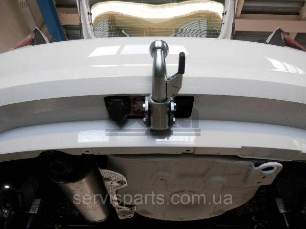 Оцинкований фаркоп на Skoda Fabia III Хетчбек 2018-2021 (Шкода Фабія) Швидкознімний автомат на ручці - Зображення 6