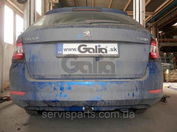 Оцинкований фаркоп на Skoda Fabia III универсал 2018- Швидкознімний автомат на ручці