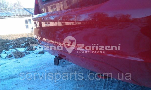 Оцинкований фаркоп на Skoda Fabia 2000-2014 Універсал і седан Швидкознімний автомат на ручці - Зображення 2