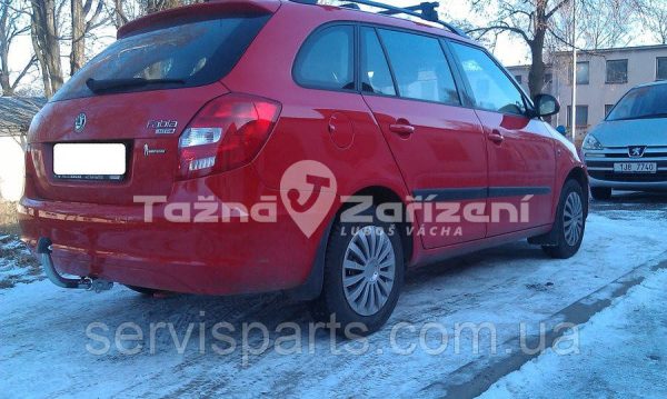 Оцинкований фаркоп на Skoda Fabia 2000-2014 Універсал і седан Швидкознімний автомат на ручці - Зображення 3