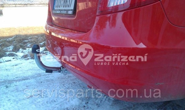 Оцинкований фаркоп на Skoda Fabia 2000-2014 Універсал і седан Швидкознімний автомат на ручці - Зображення 4