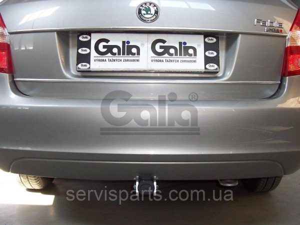 Оцинкований фаркоп на Skoda Fabia 2000-2014 Універсал і седан Швидкознімний автомат на ручці - Зображення 10