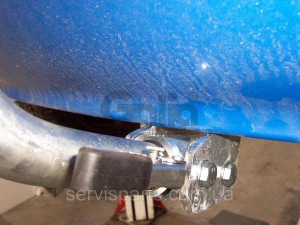 Оцинкований фаркоп на Skoda Fabia 1999-2014 хетчбек Швидкознімний автомат на ручці - Зображення 2