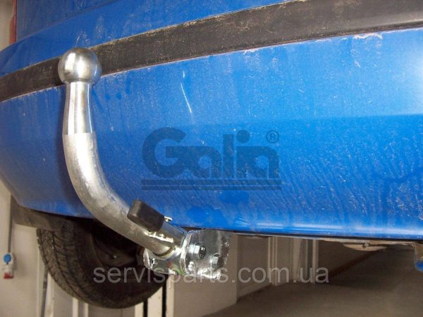 Оцинкований фаркоп на Skoda Fabia 1999-2014 хетчбек Швидкознімний автомат на ручці - Зображення 6