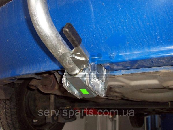 Оцинкований фаркоп на Skoda Fabia 1999-2014 хетчбек Швидкознімний автомат на ручці - Зображення 8