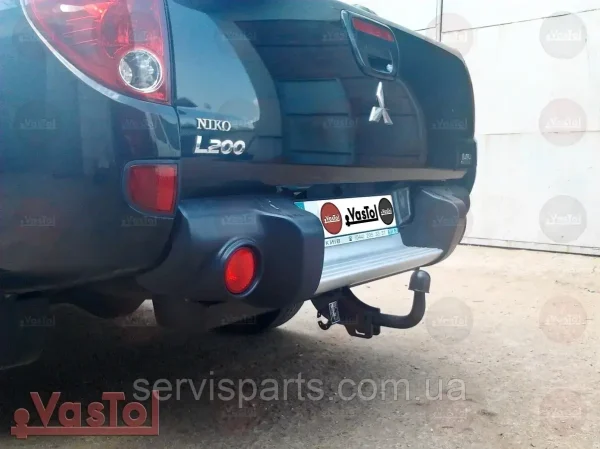 Знімний фаркоп на Mitsubishi L200 2006-2015 (Мітсубісі Л-200) - Зображення 3