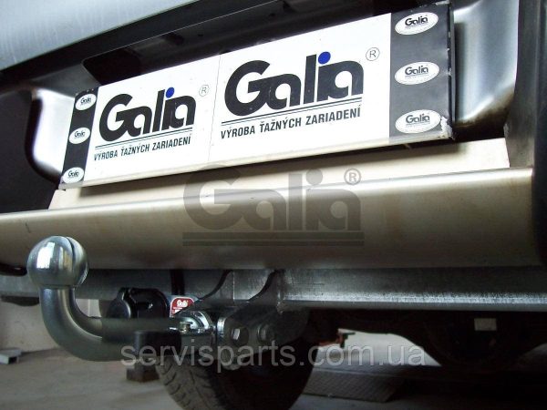 Оцинкований фаркоп на Mitsubishi L200 1996-2022 всі моделі Швидкознімний автомат на ручці - Зображення 2