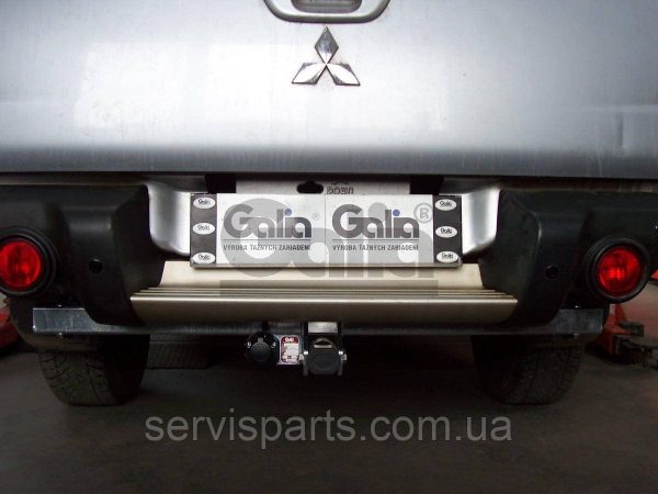 Оцинкований фаркоп на Mitsubishi L200 1996-2022 всі моделі Швидкознімний автомат на ручці - Зображення 5
