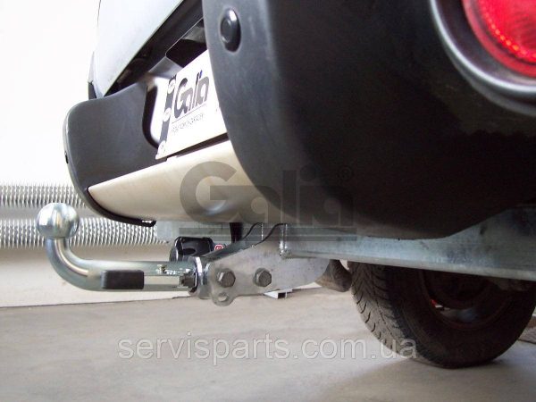 Оцинкований фаркоп на Mitsubishi L200 1996-2022 всі моделі Швидкознімний автомат на ручці - Зображення 9