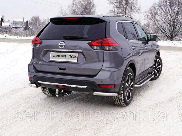 Знімний гак фаркоп на Nissan X-Trail T-32 2014-2021 (Nissan Rogue T32) Американська вставка під квадрат