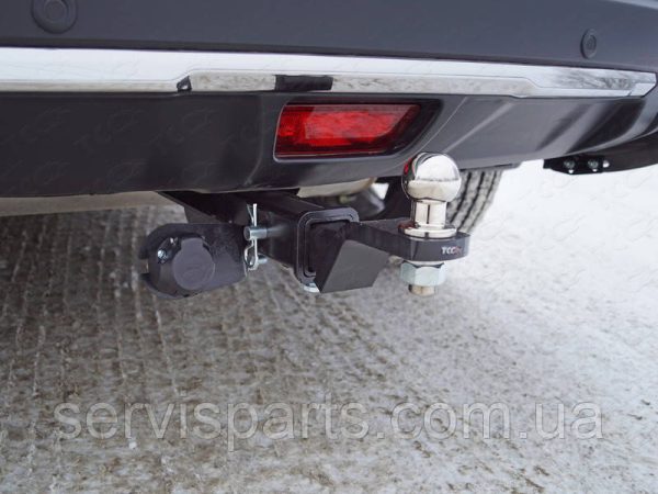 Знімний гак фаркоп на Nissan X-Trail T-32 2014-2021 (Nissan Rogue T32) Американська вставка під квадрат - Зображення 2