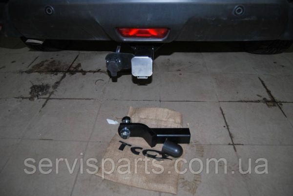 Знімний гак фаркоп на Nissan X-Trail T-32 2014-2021 (Nissan Rogue T32) Американська вставка під квадрат - Зображення 4