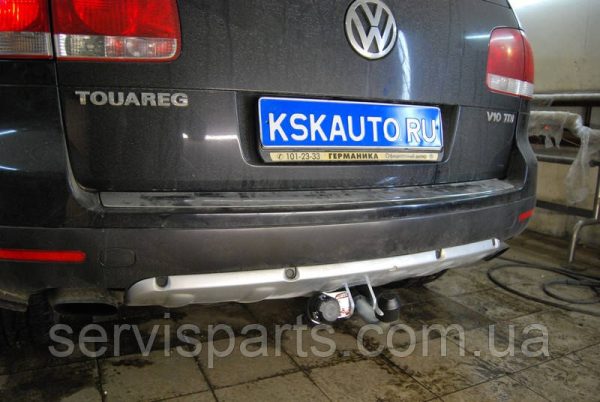 Оцинкований фаркоп на Volkswagen Touareg 2002-2018 (Фольксваген Туарег) - Зображення 3