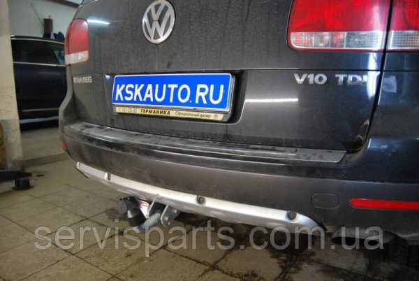 Оцинкований фаркоп на Volkswagen Touareg 2002-2018 (Фольксваген Туарег) - Зображення 4