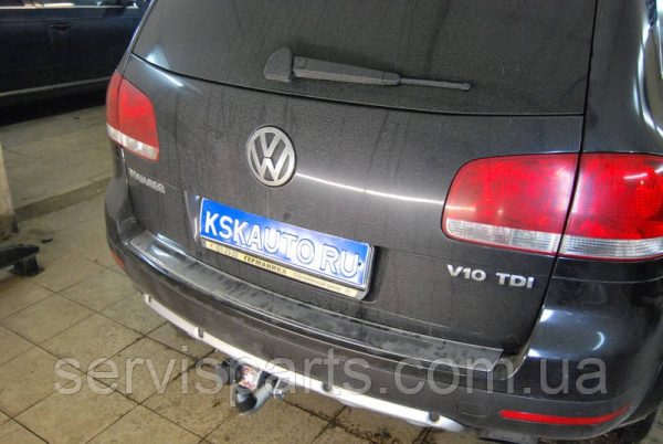Оцинкований фаркоп на Volkswagen Touareg 2002-2018 (Фольксваген Туарег) - Зображення 6