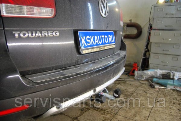 Оцинкований фаркоп на Volkswagen Touareg 2002-2018 (Фольксваген Туарег) - Зображення 7