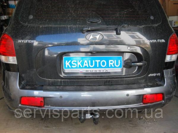 Польський фаркоп на Hyundai Santa Fe 2001-2006 (Хундай Санта Фе) - Зображення 6