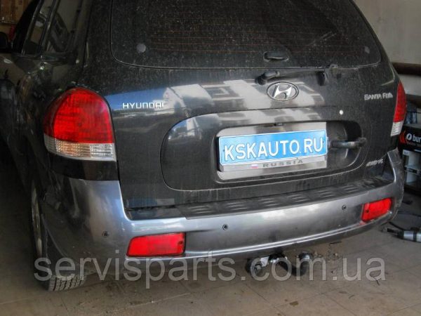Польський фаркоп на Hyundai Santa Fe 2001-2006 (Хундай Санта Фе) - Зображення 7