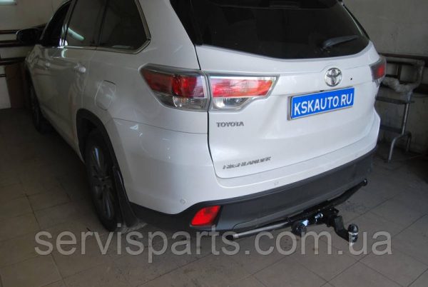 Фаркоп Toyota Highlander 2014-2020 (Тойота Хайлендер XU50) Американська вставка під квадрат - Зображення 2